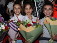 Azerbaijani gymnasts return from European Championship in Israel with four medals (PHOTO)