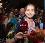 Azerbaijani gymnasts return from European Championship in Israel with four medals (PHOTO)