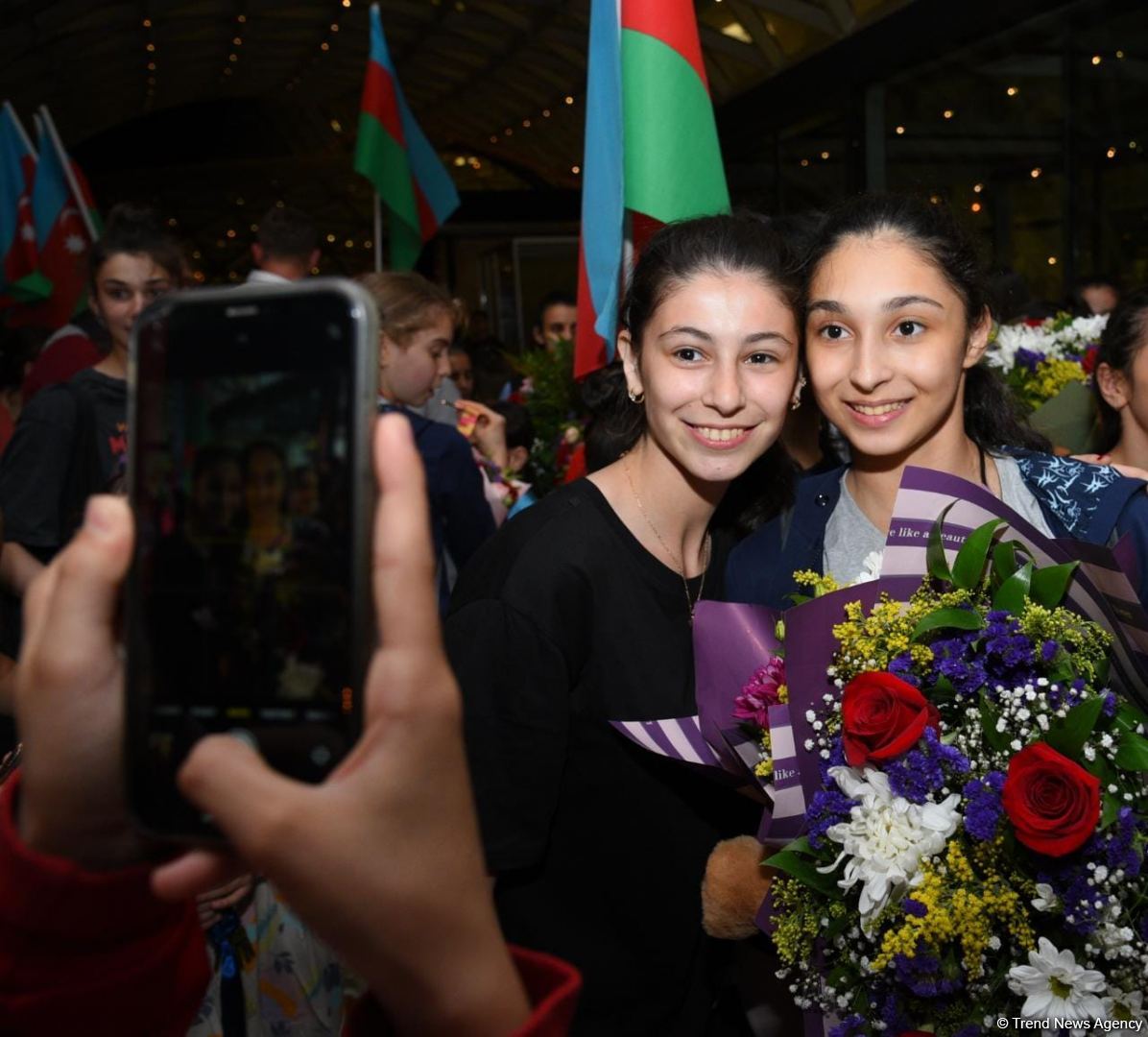 Azerbaijani gymnasts return from European Championship in Israel with four medals (PHOTO)