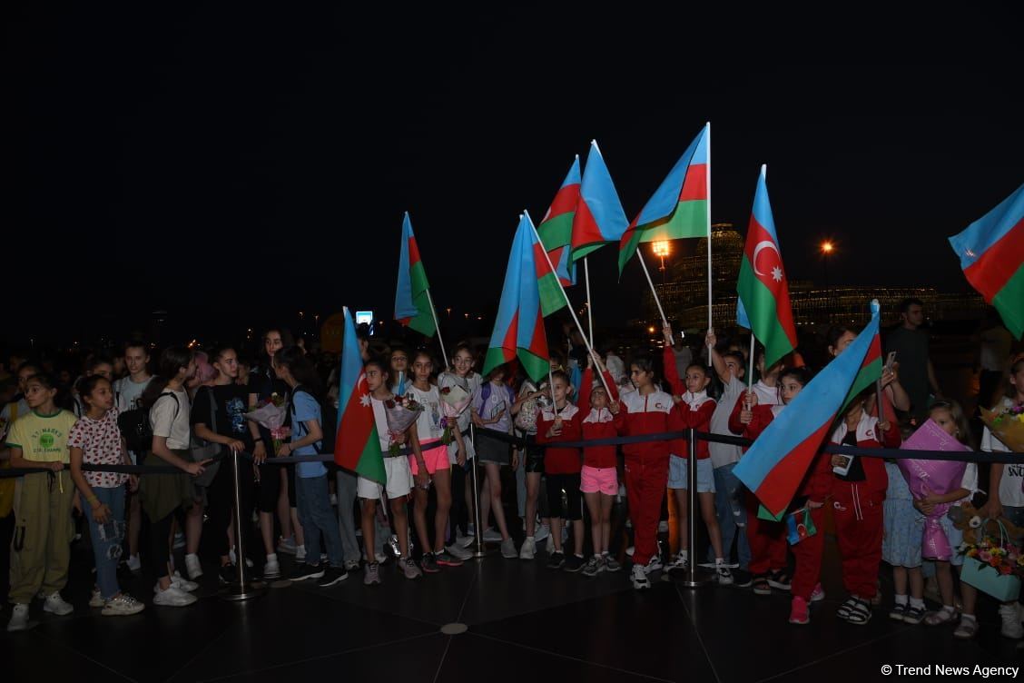 Azerbaijani gymnasts return from European Championship in Israel with four medals (PHOTO)