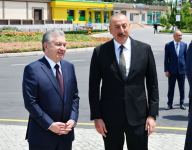 Президент Ильхам Алиев и Президент Шавкат Мирзиёев приняли участие в церемонии открытия площади Гейдара Алиева в Ташкенте (ФОТО/ВИДЕО)