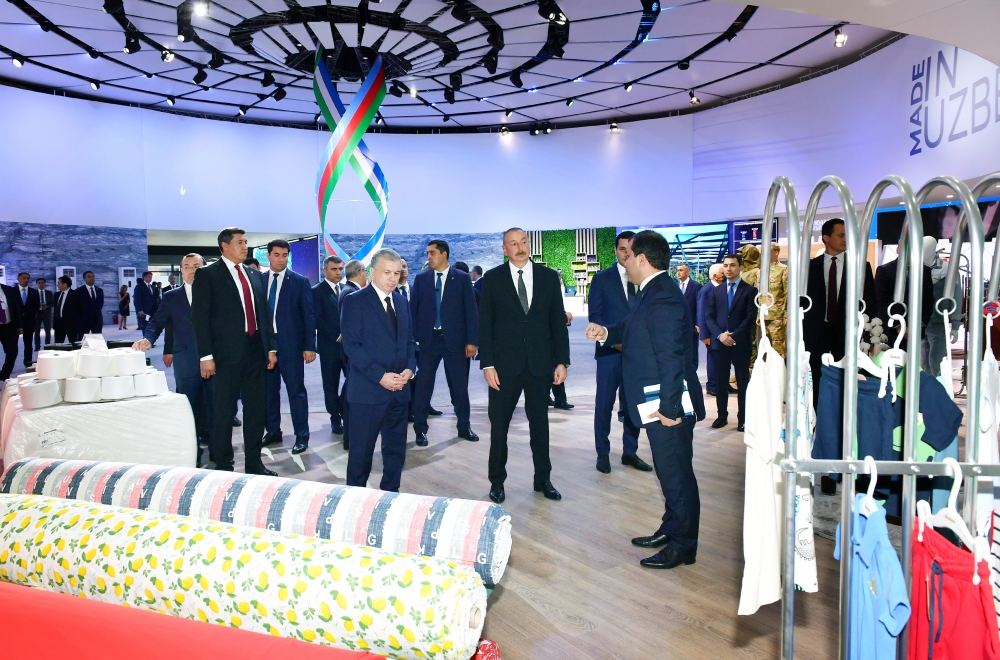 Президент Ильхам Алиев и Президент Шавкат Мирзиёев ознакомились с работой ООО "TEXNOPARK" в Ташкенте (ФОТО/ВИДЕО)