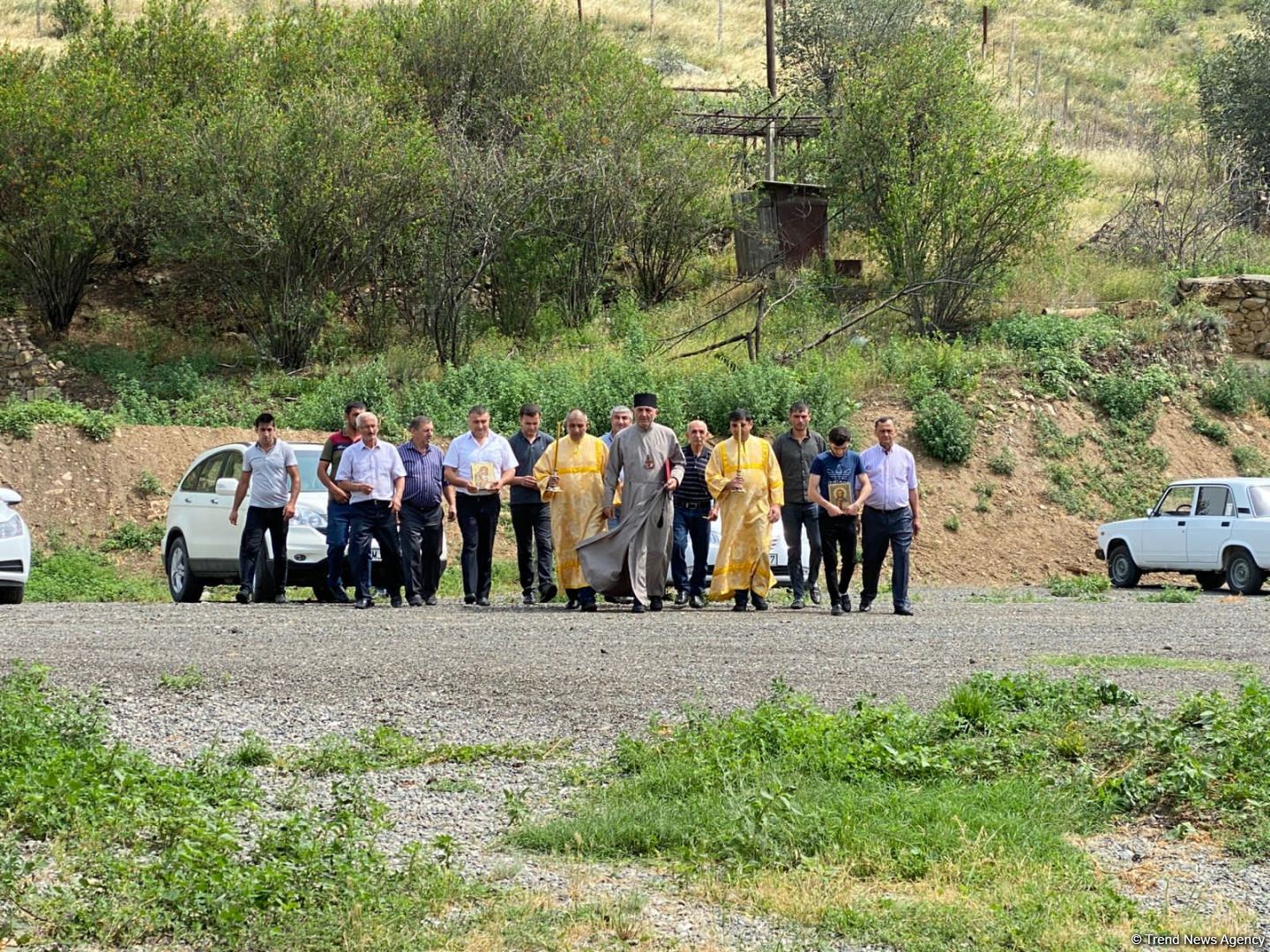 Начался визит албано-удийской религиозной общины в Суговушан (ФОТО)