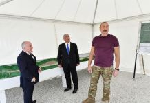 Президент Ильхам Алиев ознакомился со строительством Лачинского международного аэропорта (ФОТО/ВИДЕО)