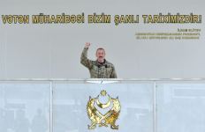 Президент Ильхам Алиев принял участие в открытии воинской части в Кяльбаджарском районе (ФОТО/ВИДЕО)