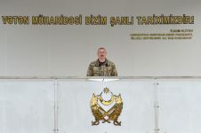 Президент Ильхам Алиев принял участие в открытии воинской части в Кяльбаджарском районе (ФОТО/ВИДЕО)