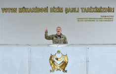 Президент Ильхам Алиев принял участие в открытии воинской части в Кяльбаджарском районе (ФОТО/ВИДЕО)