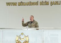 Президент Ильхам Алиев принял участие в открытии воинской части в Кяльбаджарском районе (ФОТО/ВИДЕО)