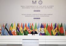 Президент Ильхам Алиев принял участие в Бакинской конференции Парламентской сети Движения неприсоединения (ФОТО/ВИДЕО)