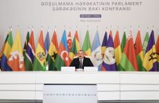 Президент Ильхам Алиев принял участие в Бакинской конференции Парламентской сети Движения неприсоединения (ФОТО/ВИДЕО)