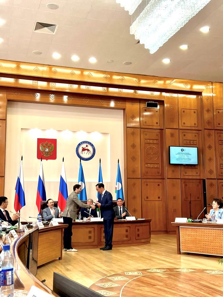Сахиб Пашазаде удостоен золотой медали с бриллиантом от главы  Якутии (ВИДЕО, ФОТО)