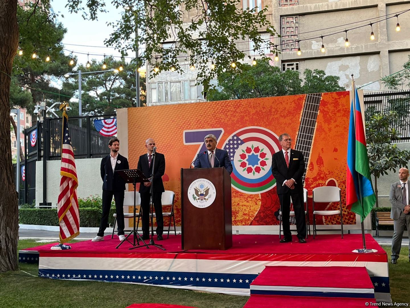 В американском посольстве в Баку отметили День независимости США (ФОТО)