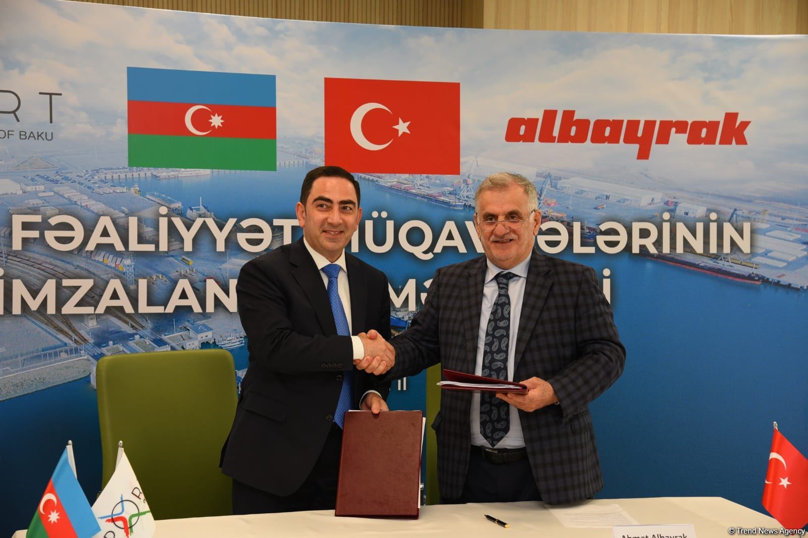 Между турецким холдингом Albayrak и Бакинским портом подписано соглашение о сотрудничестве  (ФОТО)