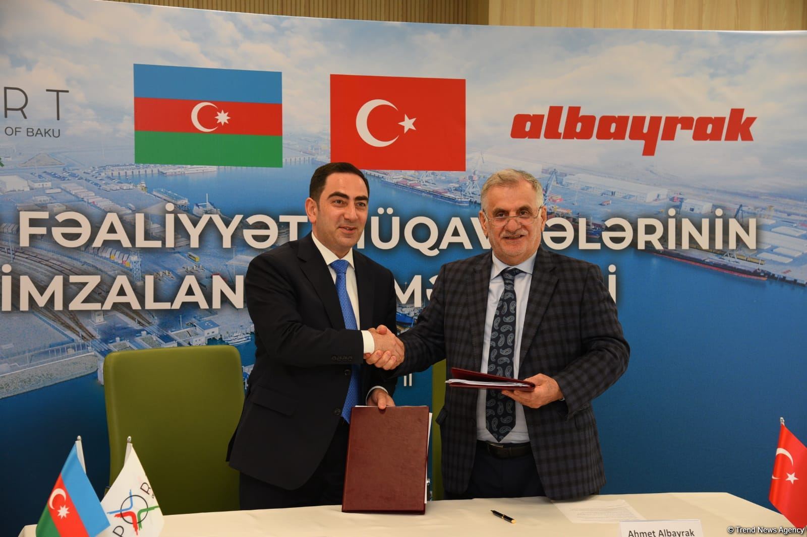 Между турецким холдингом Albayrak и Бакинским портом подписано соглашение о сотрудничестве  (ФОТО)
