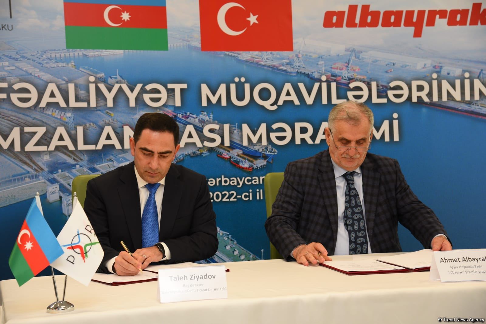 Между турецким холдингом Albayrak и Бакинским портом подписано соглашение о сотрудничестве  (ФОТО)
