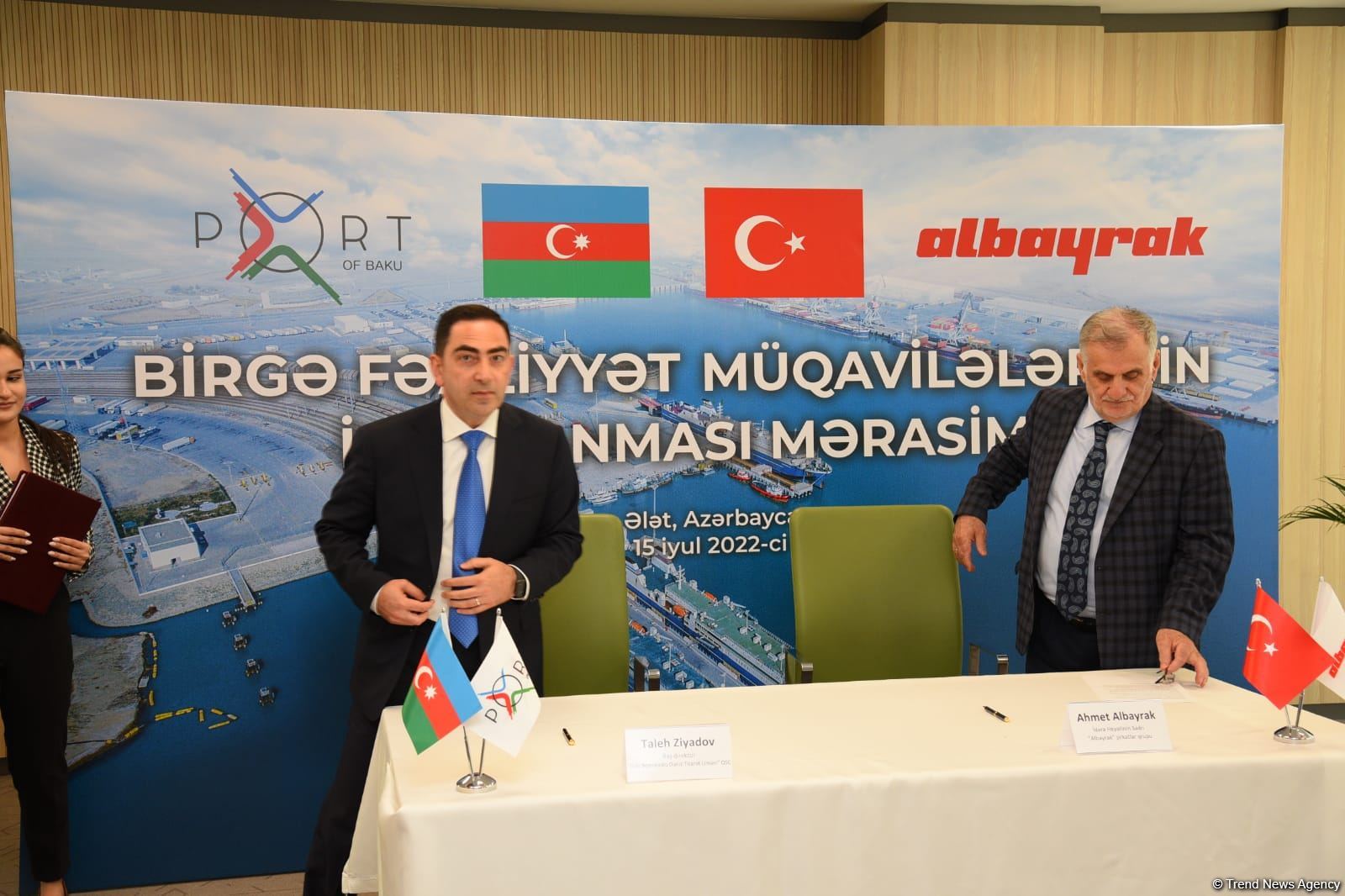 Между турецким холдингом Albayrak и Бакинским портом подписано соглашение о сотрудничестве  (ФОТО)