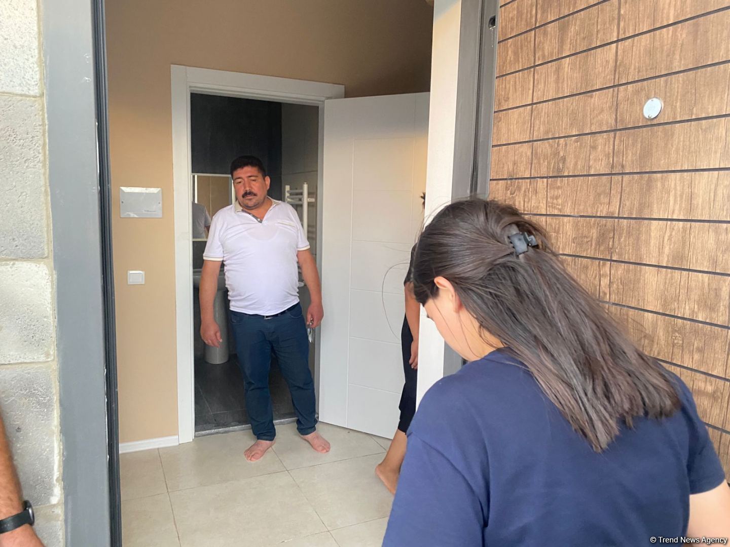 Residents of Azerbaijani Aghali village receive keys to their houses (PHOTO)