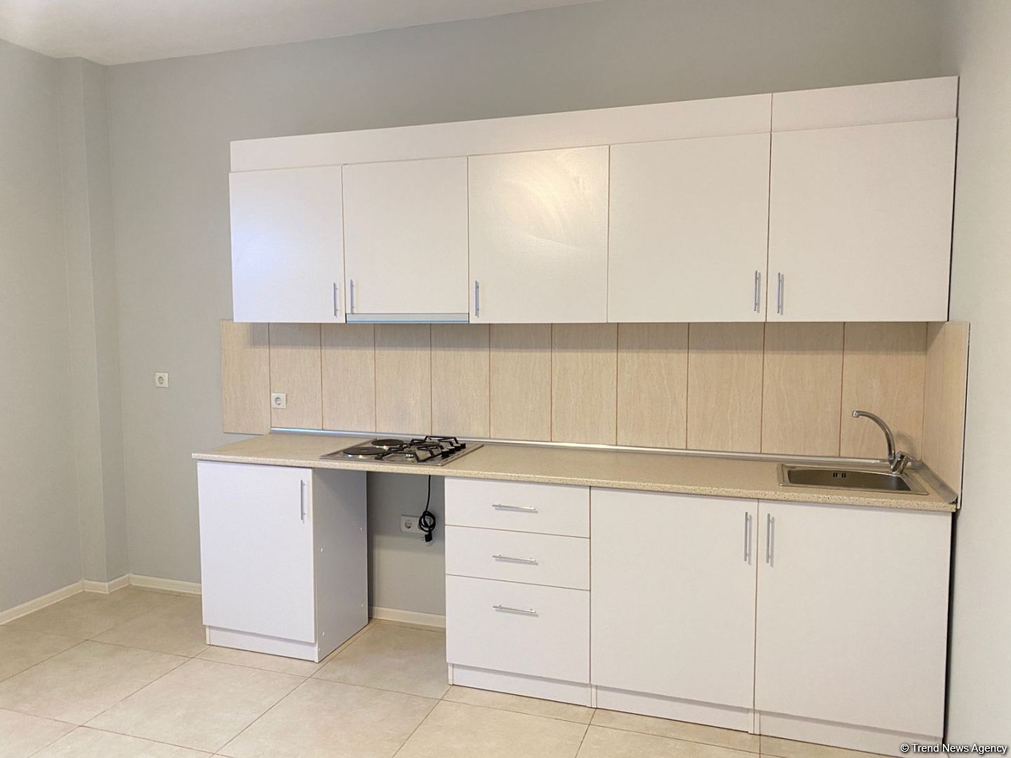 Residents of Azerbaijani Aghali village receive keys to their houses (PHOTO)