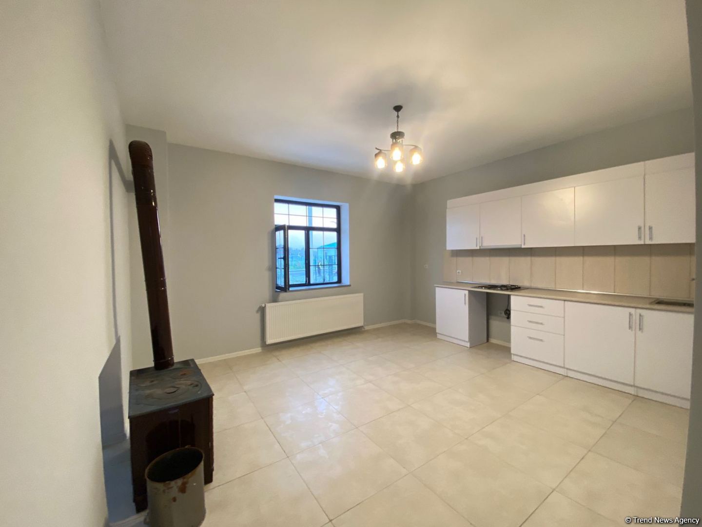 Residents of Azerbaijani Aghali village receive keys to their houses (PHOTO)