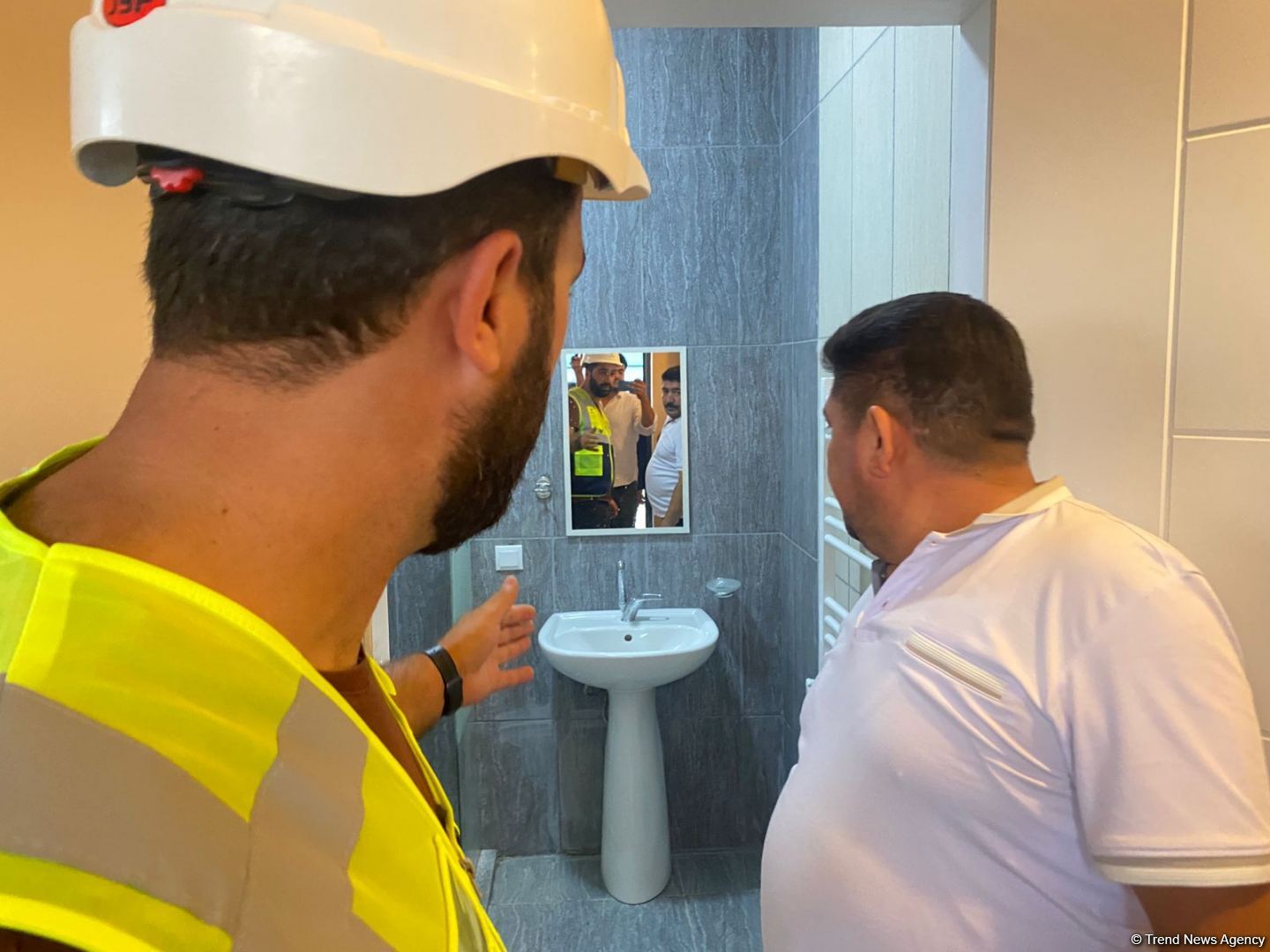 Residents of Azerbaijani Aghali village receive keys to their houses (PHOTO)