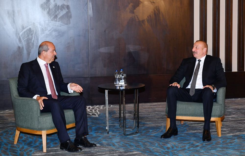 Президент Ильхам Алиев принял в Конье Президента Турецкой Республики Северного Кипра (ФОТО)