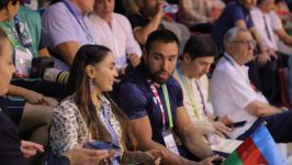Вице-президент Фонда Гейдара Алиева Лейла Алиева наблюдала за выступлениями азербайджанских борцов на Исламиаде в Конье (ФОТО)