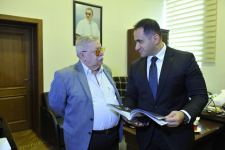 Первый замминистра культуры Азербайджана встретился с народным артистом Азерпашой Нематовым (ФОТО)