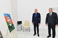 Президент Ильхам Алиев принял участие в открытии Центра юных умельцев и Музея государственных символов в Агсу (ФОТО/ВИДЕО)
