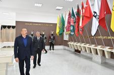 Президент Ильхам Алиев принял участие в открытии Центра юных умельцев и Музея государственных символов в Агсу (ФОТО/ВИДЕО)