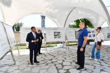 Президент Ильхам Алиев и Первая леди Мехрибан Алиева ознакомились со строительно-восстановительными работами на территории Государственного историко-архитектурного заповедника «Басгал» (ФОТО/ВИДЕО)