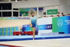 Азербайджанские гимнасты вышли в финал V Игр исламской солидарности (ФОТО)