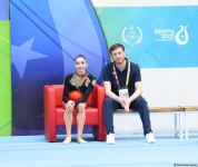 Грациозность, изящество, гибкость: азербайджанские гимнастки выступают на V Играх исламской солидарности (ФОТО)