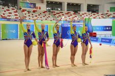 Ярко и захватывающе - групповая команда Азербайджана по художественной гимнастике выступает на Исламиаде (ФОТО)