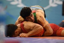 Азербайджанский спортсмен по греко-римской борьбе выиграл золотую медаль Исламиады (ФОТО)