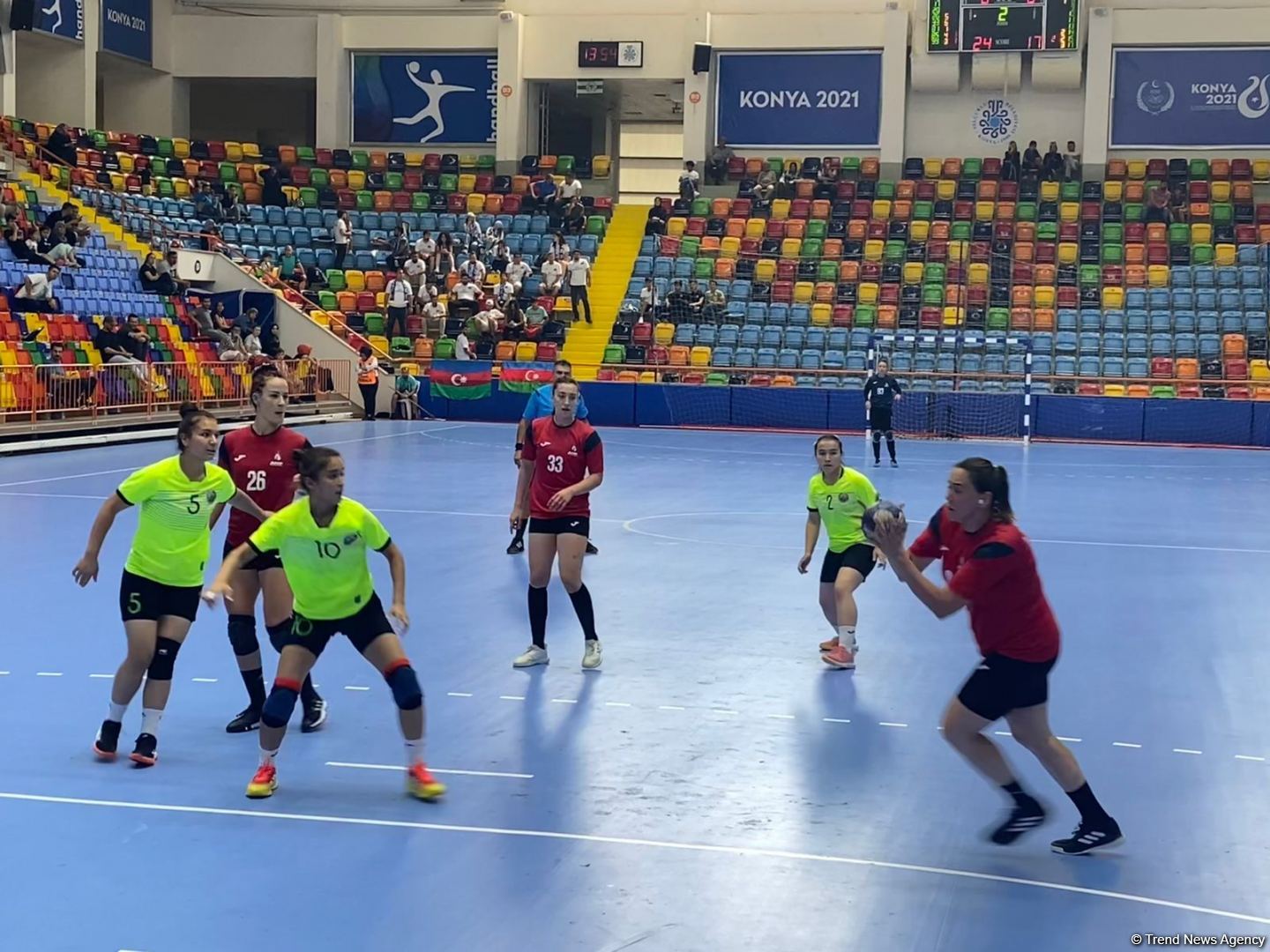 Азербайджанские гандболистки вышли в финал V Игр исламской солидарности (ФОТО)
