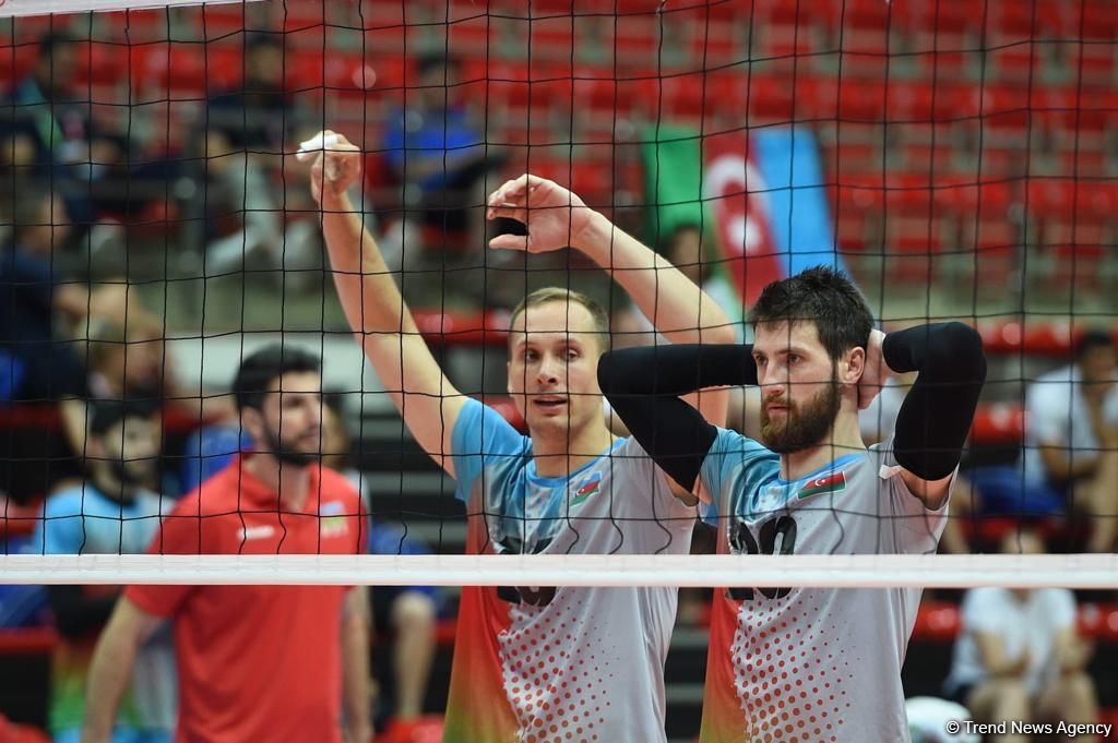 Азербайджанская мужская сборная по волейболу выиграла сборную Марокко на Исламиаде (ФОТО)