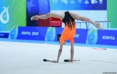 Зохра Агамирова завоевала золотую медаль в упражнении с булавами (ФОТО)