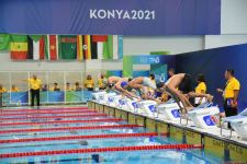 Азербайджанские спортсмены по плаванию вышли в финал V Игр Исламской солидарности (ФОТО)