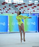 Зохра Агамирова завоевала золотую медаль в упражнении с булавами (ФОТО)