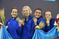 Азербайджанская женская команда по фехтованию на саблях выиграла золотую медаль Исламиады (ФОТО)