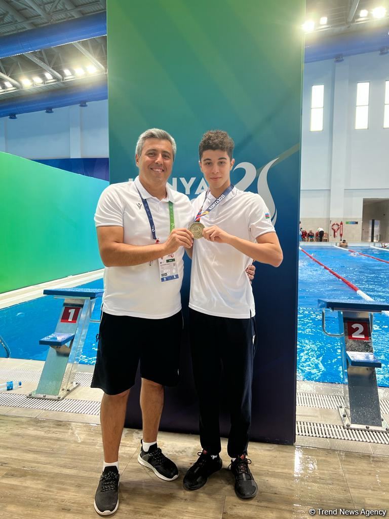 Azerbaijani swimmer wins gold medal at V Islamic Solidarity Games (PHOTO/VIDEO)