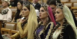 Азербайджанские музыканты приняли участие в VII Гунно-тюркском курултае (ФОТО)