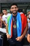 Азербайджанские спортсмены-участники V Игр исламской солидарности вернулись на родину (ФОТО/ВИДЕО)