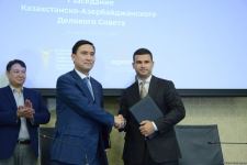 Protocol of first meeting of Kazakh-Azerbaijani Business Council signed (PHOTO)