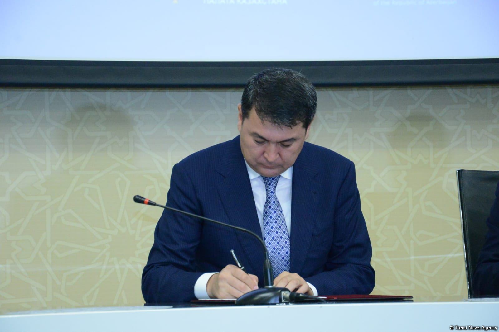 Protocol of first meeting of Kazakh-Azerbaijani Business Council signed (PHOTO)