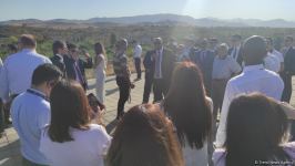 Представители дипкорпуса осмотрели разрушенный старый центр города Физули (ФОТО)