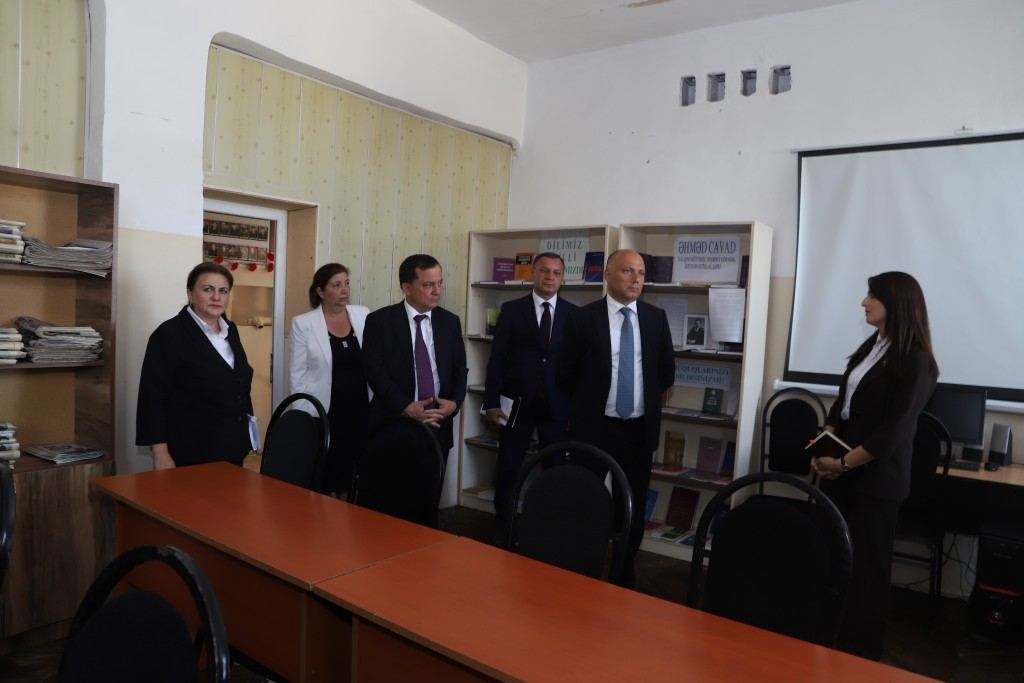 Министр культуры Анар Керимов ознакомился с учреждениями культуры в Газахском и Агстафинском   районах (ФОТО)
