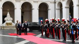 Состоялась встреча Президента Ильхама Алиева с председателем Совета министров Италии Марио Драги (ФОТО/ВИДЕО)