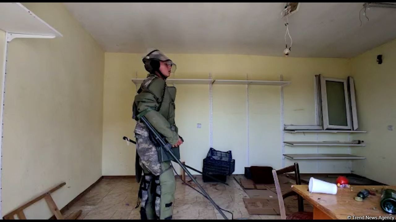 Azerbaijani servicemen serving in Lachin, de-mining of territories continues (PHOTO/VIDEO)