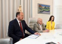 Министр культуры Азербайджана встретился с народным артистом СССР Валентином Елизарьевым (ФОТО)